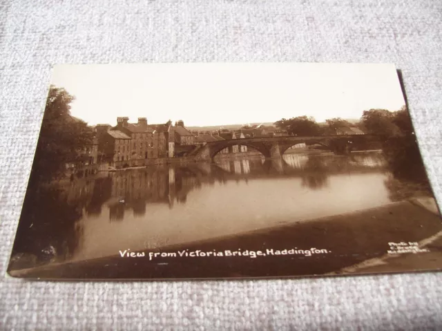 Postcard -- View From Victoria Bridge, Haddington, East Lothian