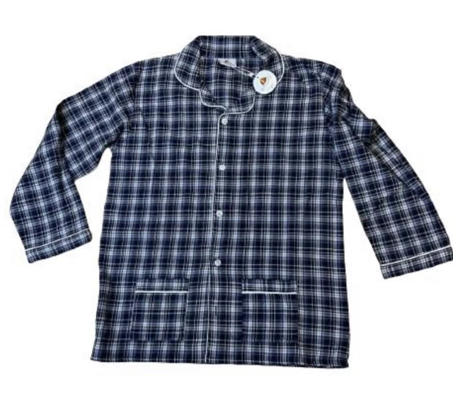 Camicia pigiama a quadretti blu Allegrino 14 anni