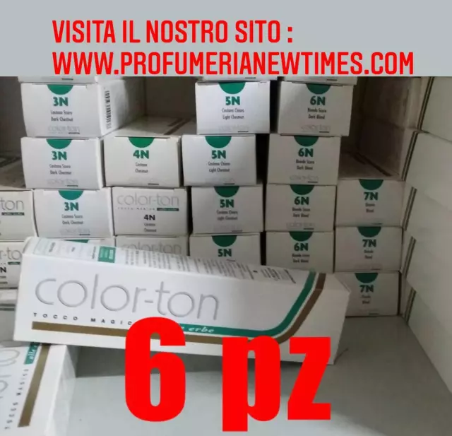 Stock 6 Pz Tintura Capelli-Crema Colorante Per Capelli Tocco Magico Color-Ton,