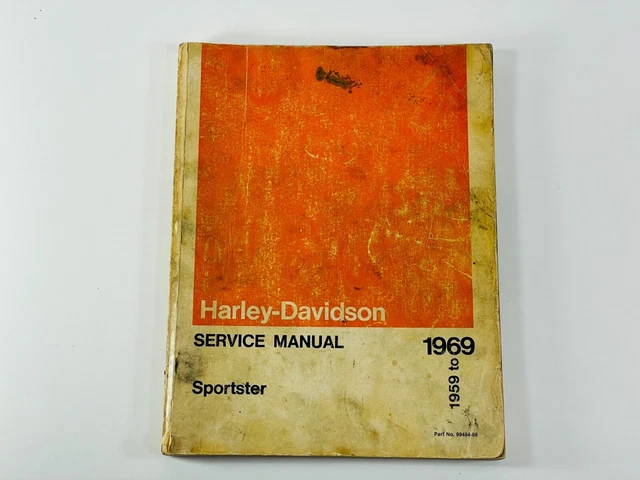 Harley-Davidson Service Manual - Sportster 1959 to 1969 - 99484-69
