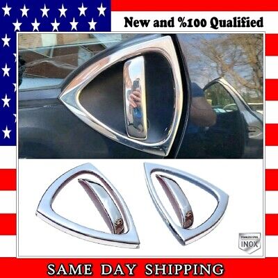 Stainless Chrome Door Handle Cover SET 2 door For SMART W450 ForTwo 1998 to 2007