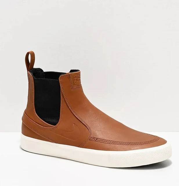 NIKE SB ZOOM Stefan Janoski Slip Mid RM marrone chiaro avorio