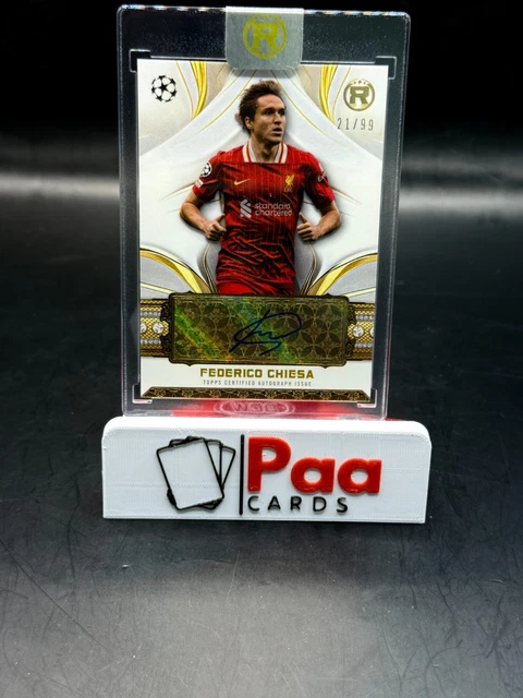 TOPPS - REVERENCE - Auto - Liverpool FC - Federico Chiesa /99 