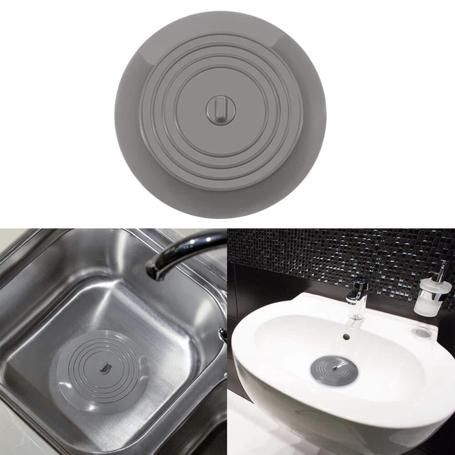 BOUCHON EVIER,Gray--Filtre'évier, Attrape Cheveux Pour La Cuisine Et La Salle De Bain,bouchon