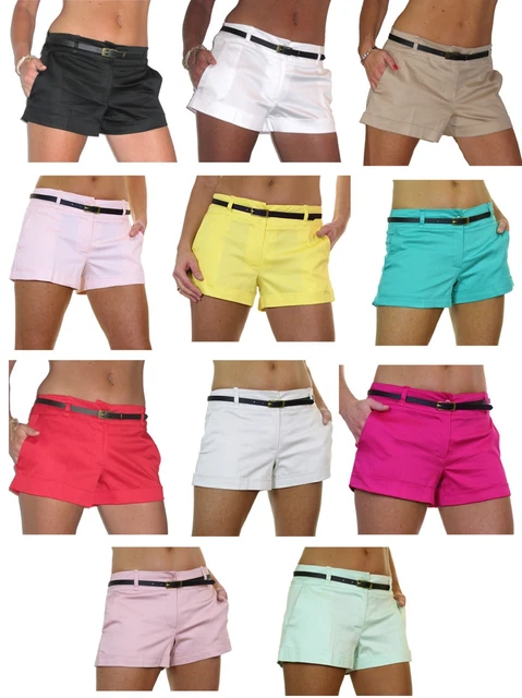 Maeau Öl Glanz Hotpants Damen - Hohe Taille, Elastisch Für Yoga & Fitness