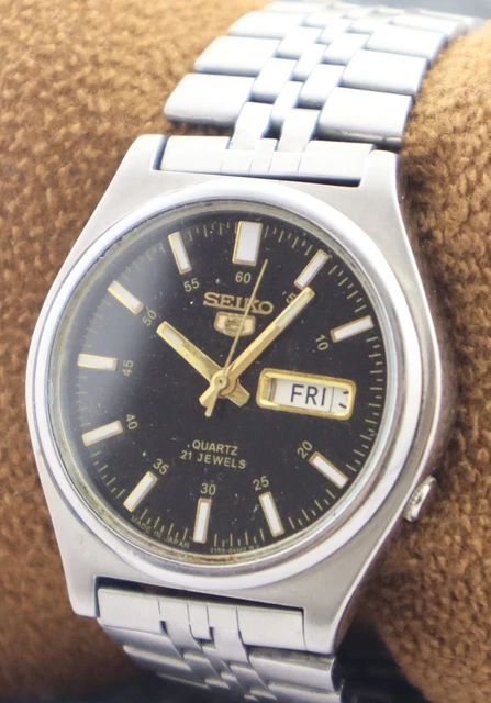 Vintage Seiko 5 Automatic 21J D/D 7s26 Recently Service Good Condition Men Watch 3