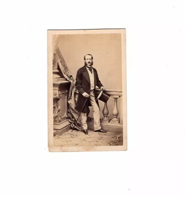 Ludwig Angerer CDV Foto Baron Pierino Sartorio - Wien 1860