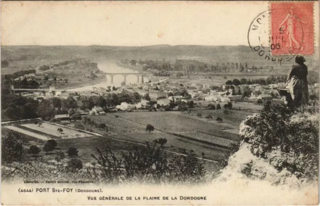 CPA Port-Sainte-Foy - General View of the Dordogne Plaine (1081544)