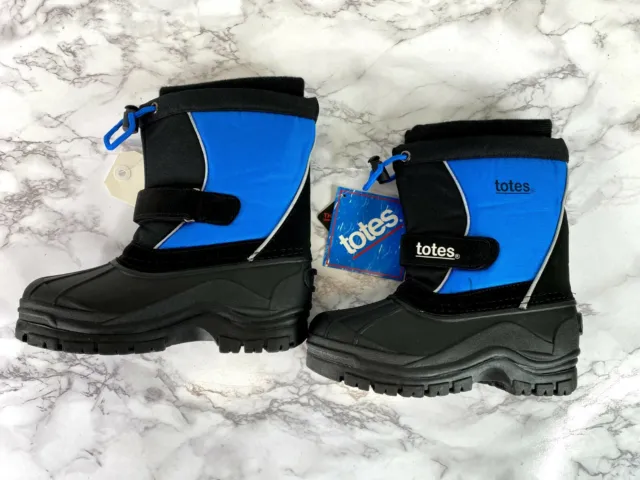 Totes Boy's Royal Waterproof shell Snow Boots SZ 1