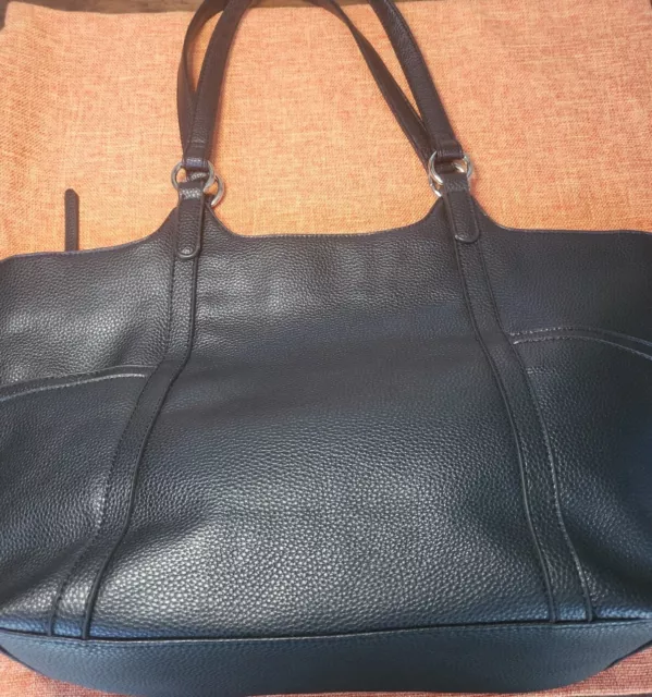 7 SEVEN DAYS Vegan Leather Handbag Tote Brown 7.88 PicClick UK