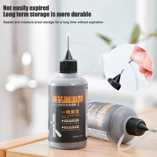 NUOVO 50 ml lubrificante in polvere fine grafite per blocco cilindro auto lucchetto casuale