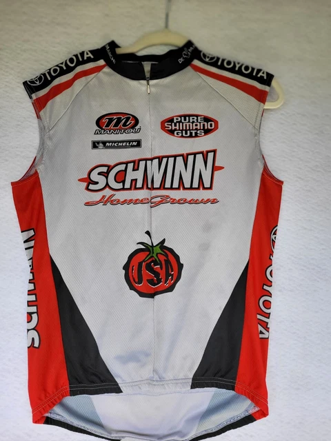 Vintage De Marchi Schwinn Toyota Shimano Cycling Jersey Medium 36 chest