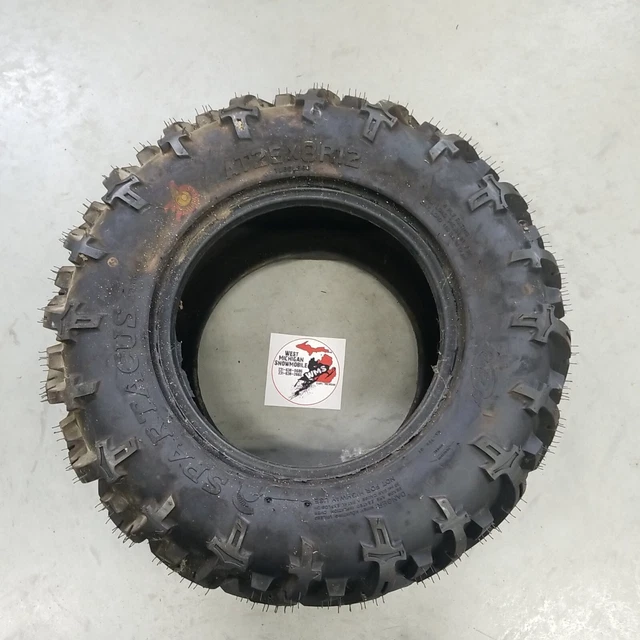 GBC Spartacus atv quad utv sxs dirt tire AT25x8R12 8 PLY QTY 1