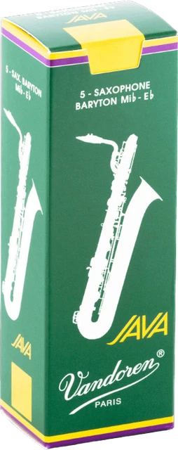 Anche de saxophone Baryton Mib/Eb Vandoren JAVA - Boite de 5 anches