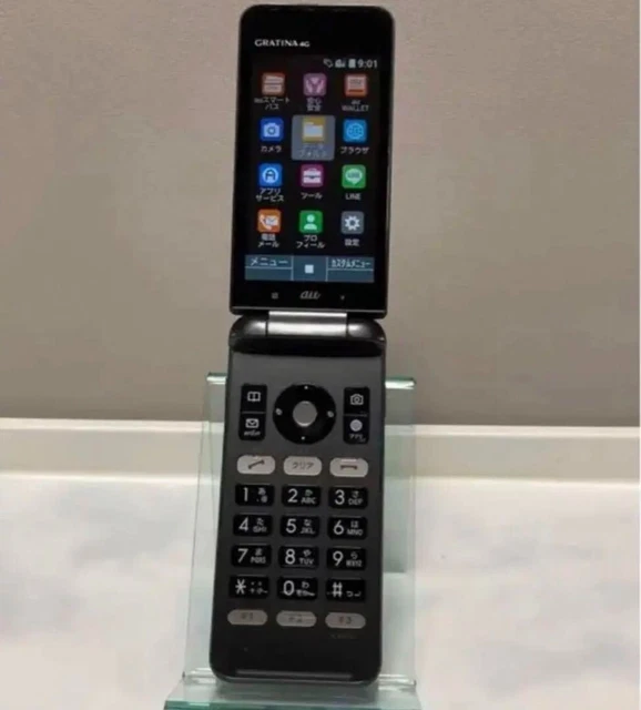 Téléphone Flip Kyocera Gratina KYF31 4G Débloqué – Android – Occasion Testé Et Fonctionnel