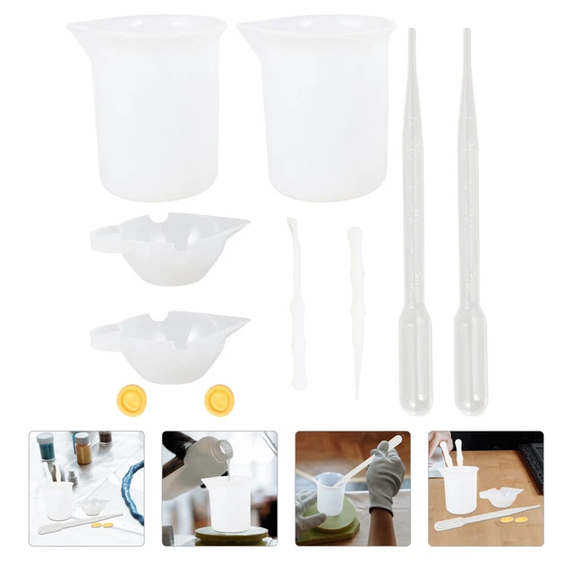 Kleber-Set Epoxy-Mischer Kristall Werkzeug Silikonform Klares Epoxid