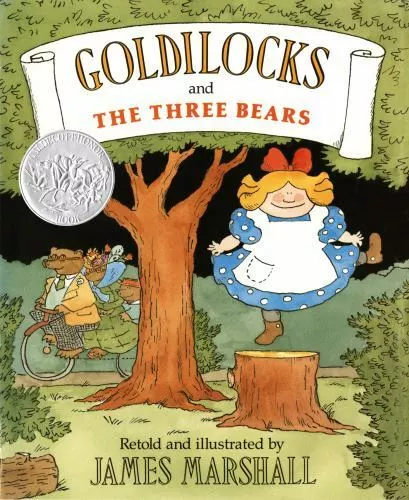 Goldilocks and the Three Bears by James Marshall (1988, Hardcover), read aloud