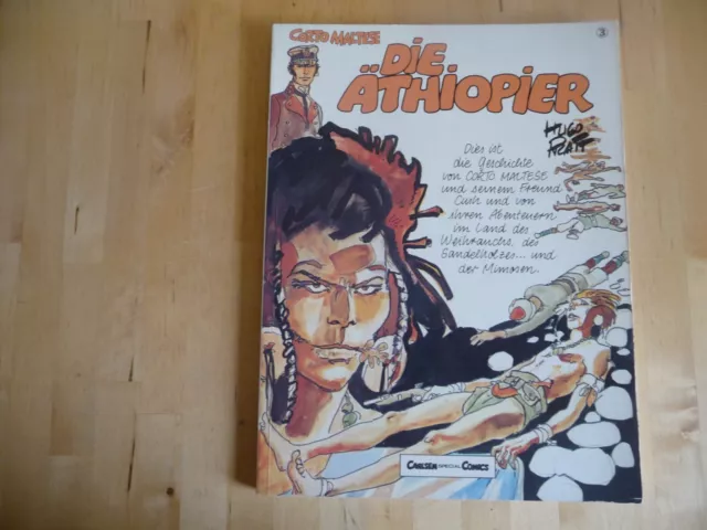 Corto Maltese  Die Äthiopier Hugo Pratt Carlsen schwarz weiß Softcover