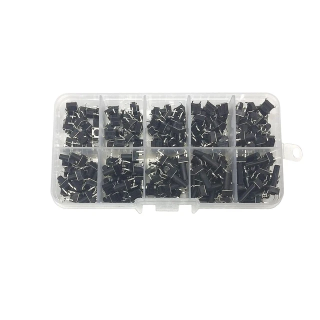 Kit interruttore touch set 100 pezzi pulsante a pressione accessori pezzo di ricambio utile