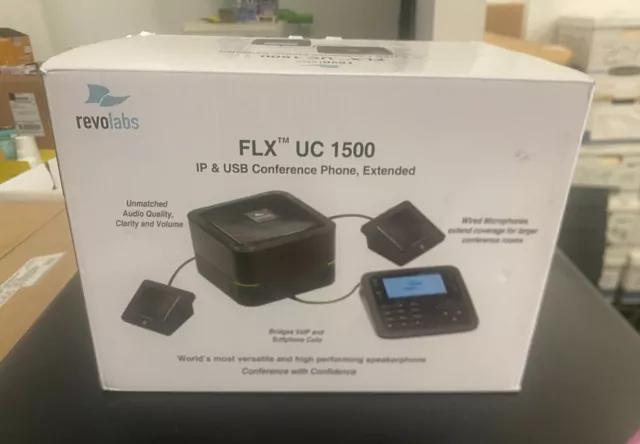 Revolabs FLX UC 1500 IP & USB Conference Phone Extension Mic 10-FLXUC1500