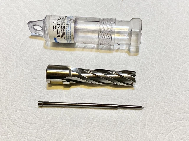 Hougen 12219 19/32" x 2" "12,000-Series" Annular Cutter + Pilot