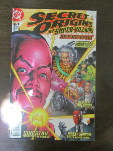 Secret Origins Of Super-Villains 80 Page Giant December 1999 Dc Comics F/Vf