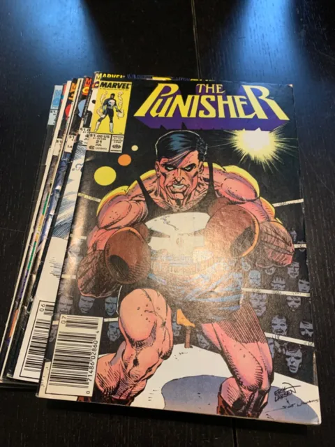 Punisher War Journal Zone Copper Age Comics Lot 21, 49, 54, 55, 60, 61, 78 More