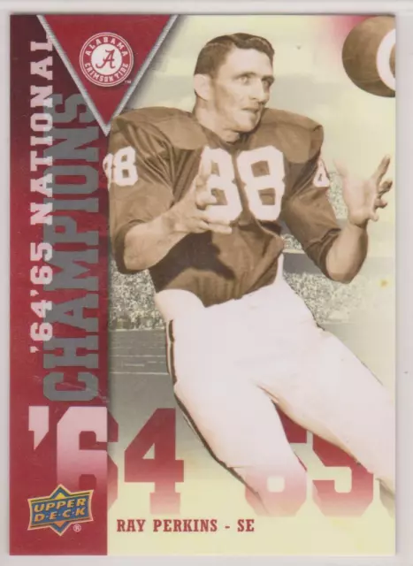 2012 Upper Deck Alabama Football National Champions Ray Perkins #NC-RP