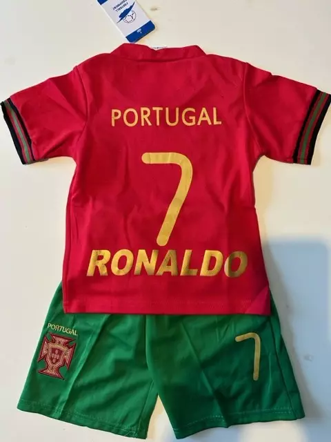 Maillot Et Short Foot Portugal Enfant Ronaldo Du 4 Au 14 Ans