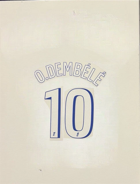 Flocage Dembélé #10 - Maillot Paris 4e Tenue Fourth 2024/2025 - Neuf Sans Boîte