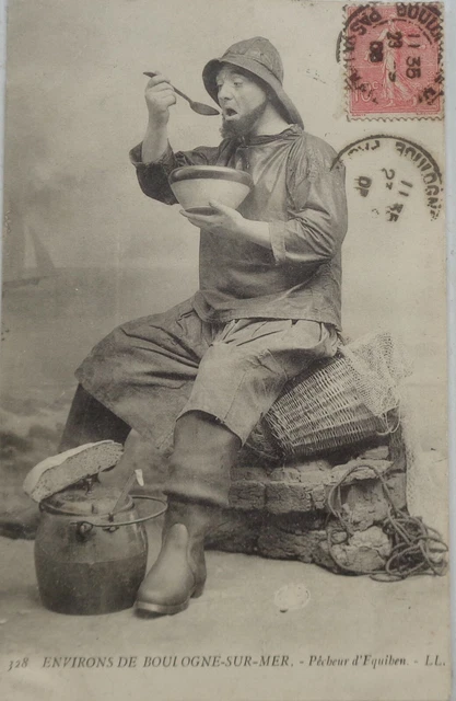 Boulogne On Mer 62 CPA Fisherman D'Equiben Good Condition 1908
