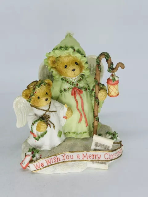 Cherished Teddies Beverly and Lila merry Christmas 12cm 2002 P Hillman Enesco