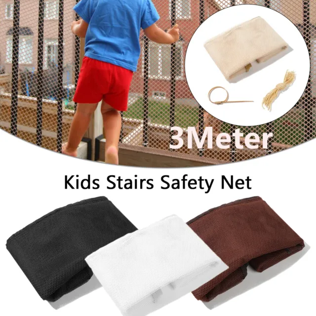 Toddler Kids Children Protector Fence Banister Guard Net Balcony Safety Mesh