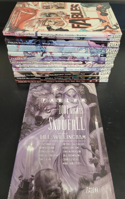 Fables - FABLES VOLUMES 1-12 + 1001 NIGHTS OF SNOWFALL HC - Graphic Novels TPB