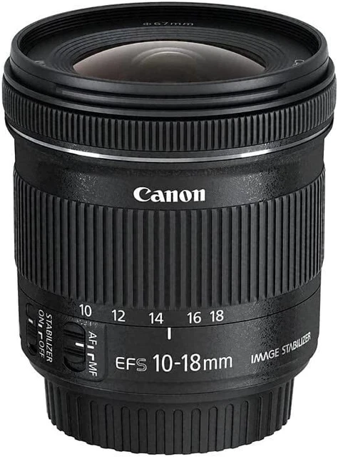 Canon Obiettivo Ultragrandangolare con Zoom, EF-S 10-18 mm f/4.5-5.6 IS STM