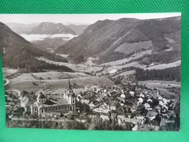 AK Mariazell gegen Hochschwab, Panorama, P. Ledermann (Nr. 1426)