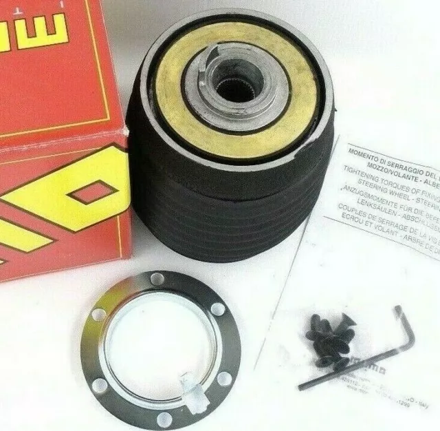 Genuine Momo steering wheel hub boss kit L8010. Porsche 924, Early 944, S etc.