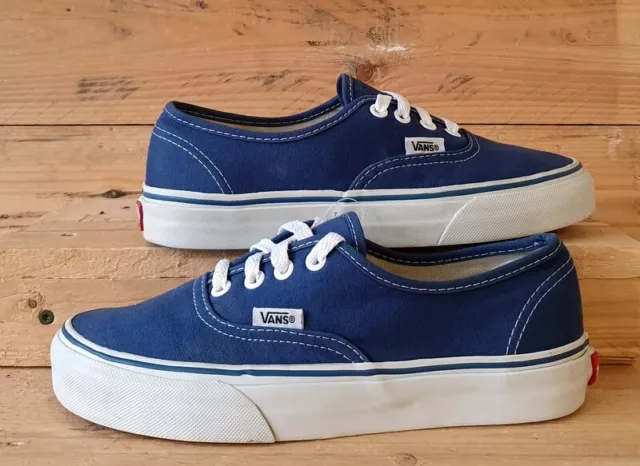 Vans Off The Wall Low Canvas Trainers UK5/US7.5/EU38 TB40 Blue/White/Gum