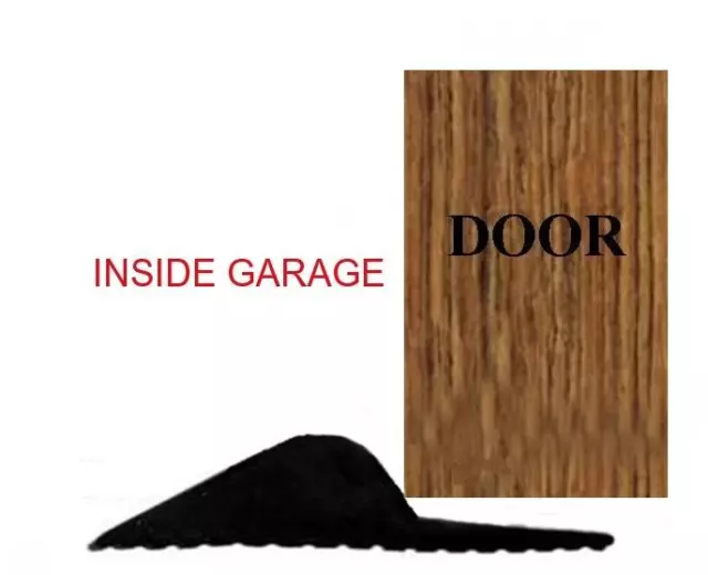 Garage Door Floor Threshold Weather Seal **HEAVY DUTY RUBBER** Draught Excluder 3