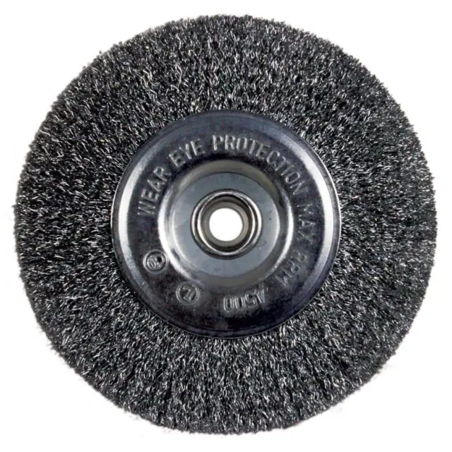 6 In. Bench Wire Wheel Coarse | Metals Course Ideal Or Grinder Avanti Pro To