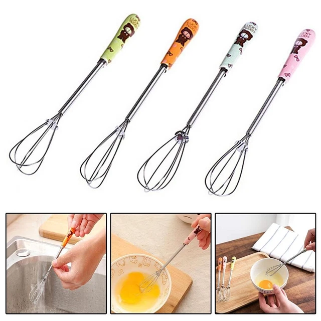 Fouet premium en acier inoxydable avec poignée en céramique pour la cuisson et