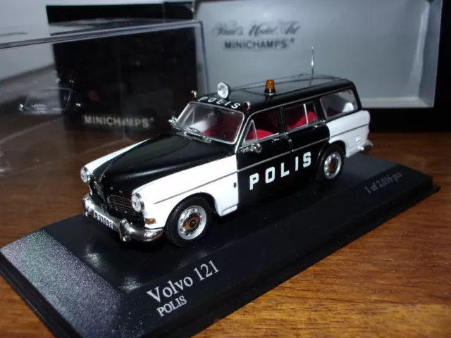 1/43 Minichamps Volvo 121 Polis Polizei Police polizia politie Policia voiture