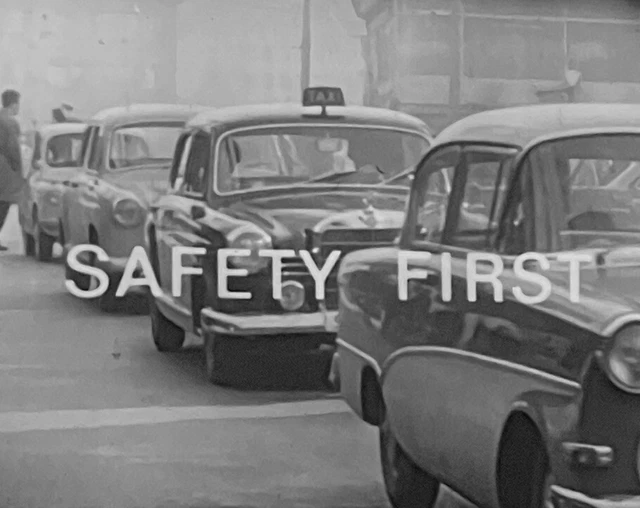 16mm B/W Sound Film (1950s): 'Mercedes Benz Safety First' - 800 feet