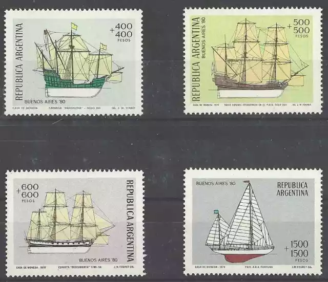 Timbres Bateaux Argentine 1185/8 ** lot 3995