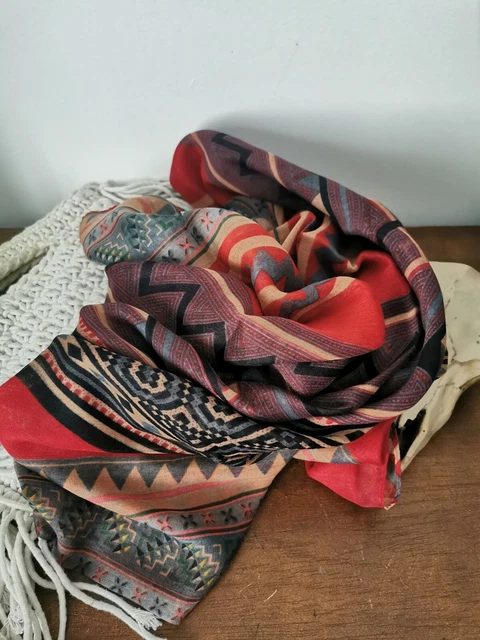 Foulard Étole Femme Rose En Polyester - Neuf Avec Étiquettes, Accessoire Léger Et Doux