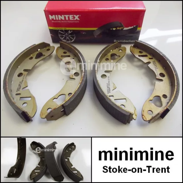 Classic Mini REAR Brake Shoe Set Genuine Mintex GBS834 kit austin morris rover