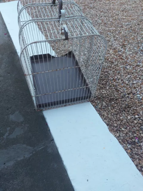 Cage De Transport  Pour Chat Ou Autre Animal  En Fer