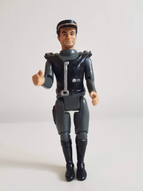 Captain Scarlet : Captain Black Action Figure 9cm Toy | 1993 | ITC Ent. | Vivid