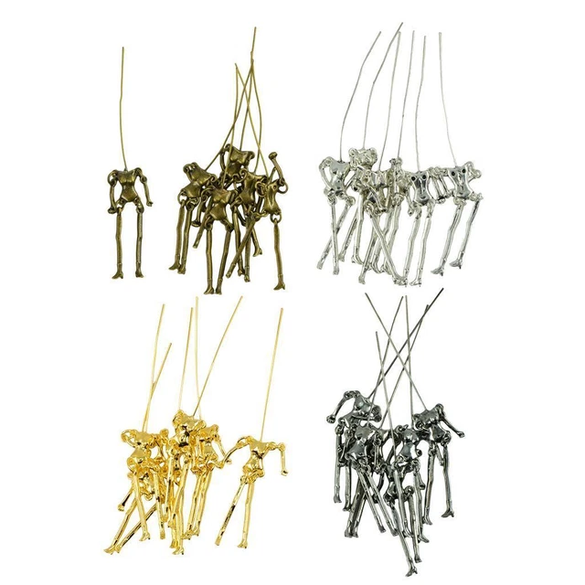 24 Pièces Corps Squelette Humain Bricolage Poupées Pendentif Pour