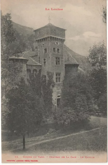 Cpa - Gorges Du Tarn - Château De La Caze - Le Donjon - (48 Lozère) - Neuve